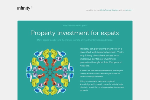 Infinity theme site design template sample