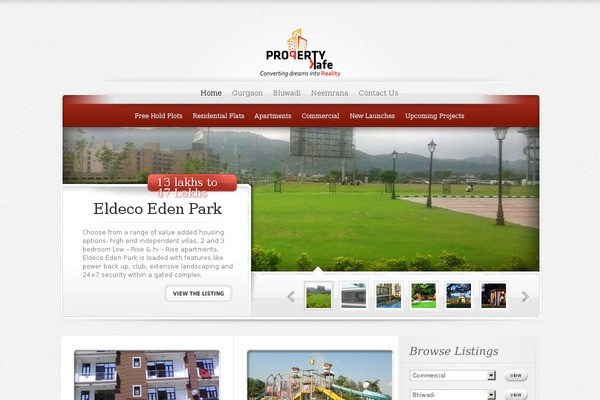 ElegantEstate theme site design template sample