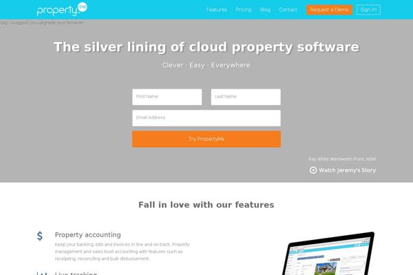 propertyme.com.au site used Propertyme