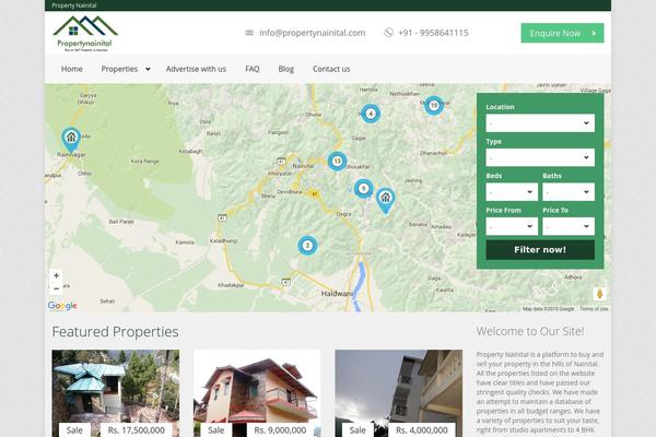 Realia theme site design template sample