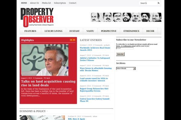 Unspoken theme site design template sample