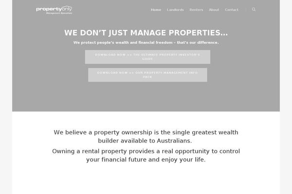 propertyonly.com.au site used Salient Child