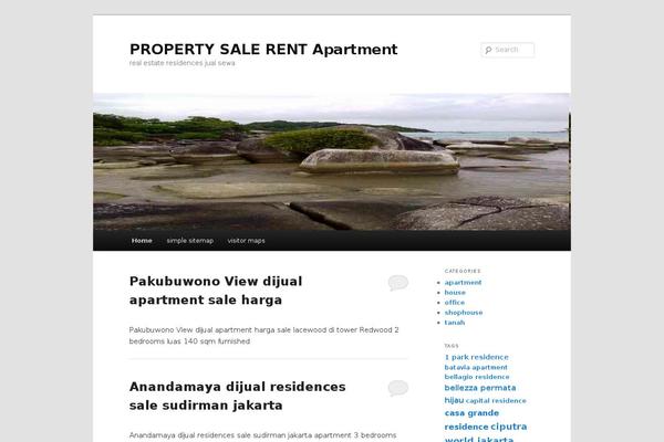 Twenty Eleven theme site design template sample