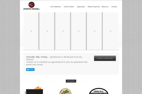 Site using Lava-real-estate-manager plugin