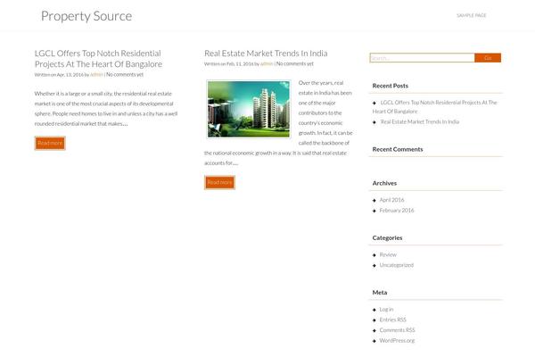 Afford theme site design template sample