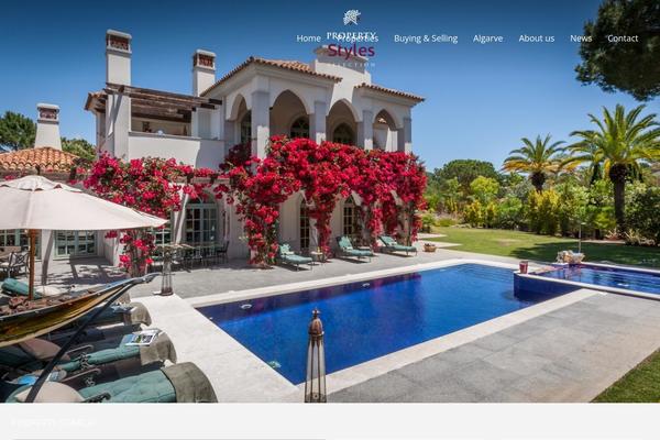 Residence Child theme site design template sample