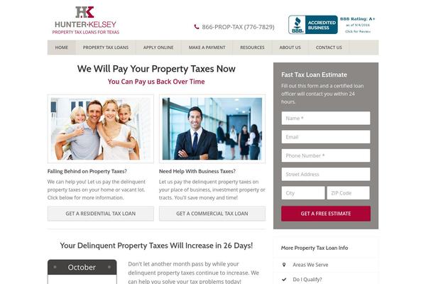 hunter-kelsey theme websites examples