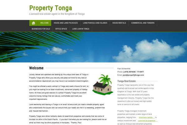 MaidenHair theme site design template sample