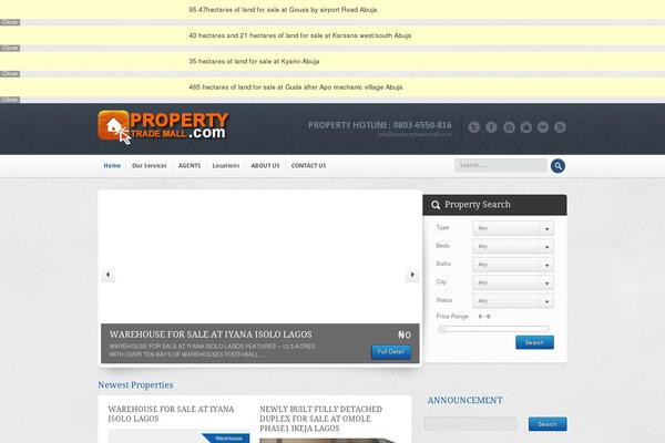 Site using Social Media Icons Widget plugin