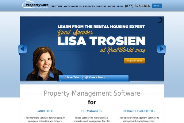 propertyware.com site used Propertyware2020