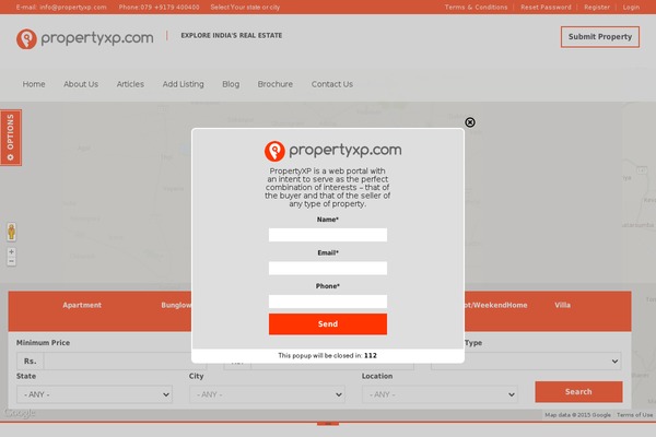 Realocation theme site design template sample