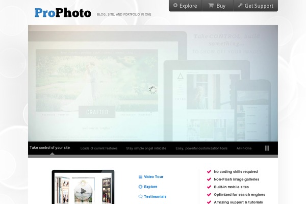 ProPhoto 6 theme site design template sample