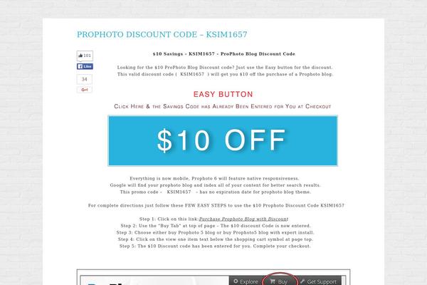 ProPhoto 5 theme site design template sample