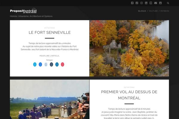 Tracks theme site design template sample