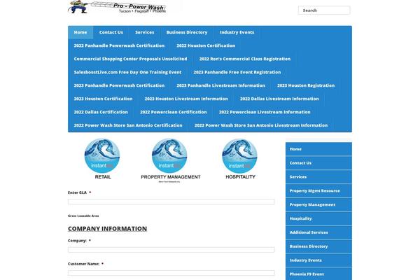 Site using Business-directory-zipcodesearch plugin