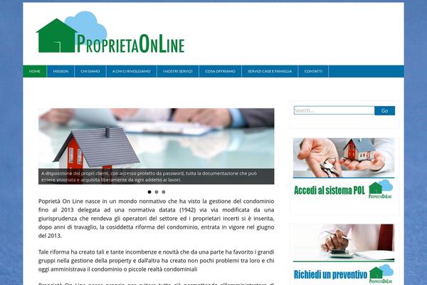 Profound theme site design template sample