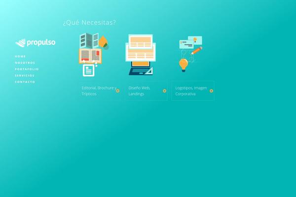 Nordic theme site design template sample