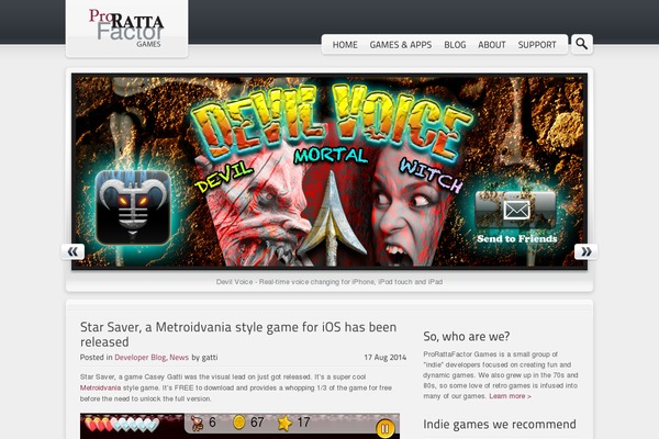 prorattafactor.com site used Wordpress_survive