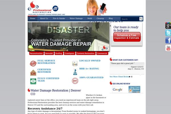 Restoration theme site design template sample