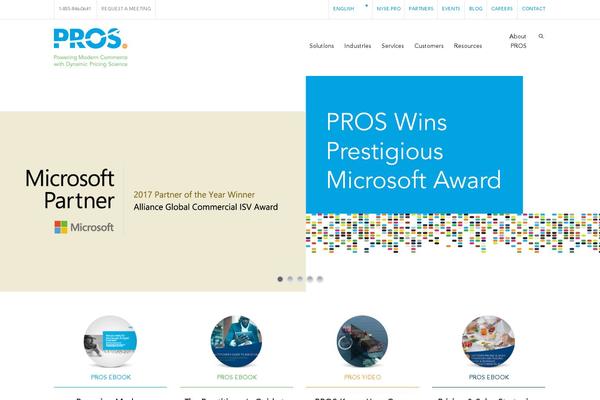 pros.com site used Pros