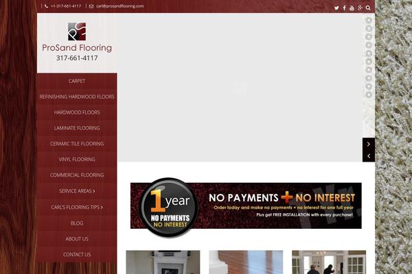 Vertikal theme site design template sample