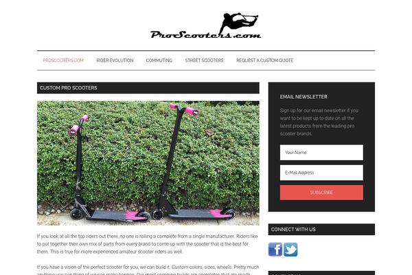 Magazine Pro theme site design template sample