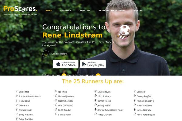 proscores.com site used Retouch-parent