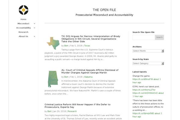 prosecutorialaccountability.com site used Silk Blog