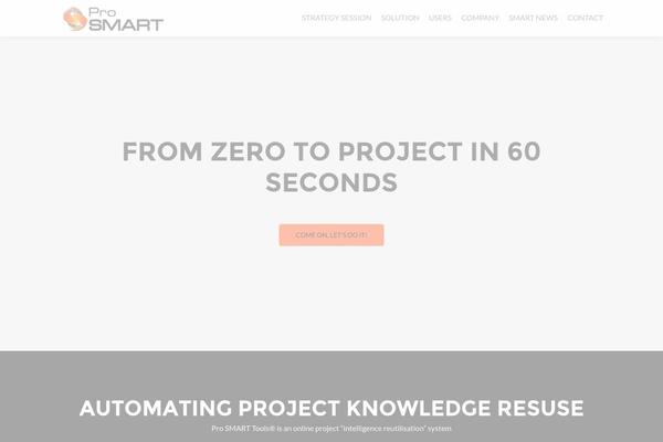 Zerif Pro theme site design template sample