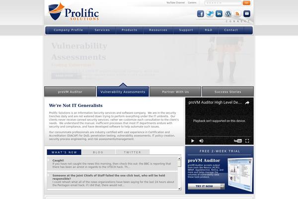 Site using Dreamgrow Scroll Triggered Box plugin