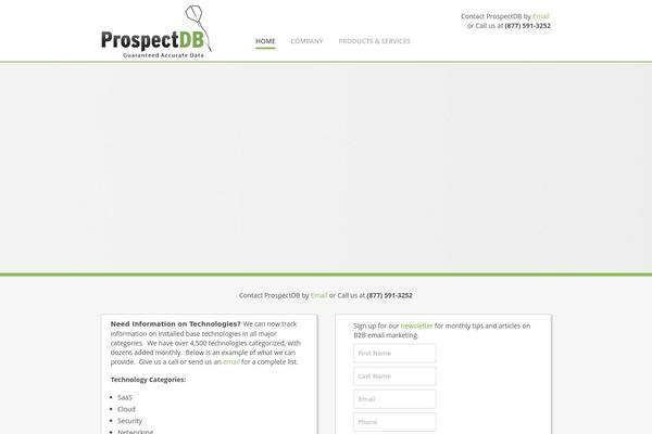 Vanguard theme site design template sample