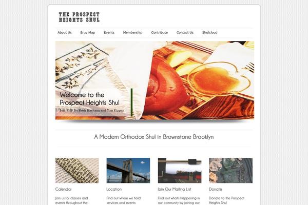 prospectheightsshul.org site used ColorWay