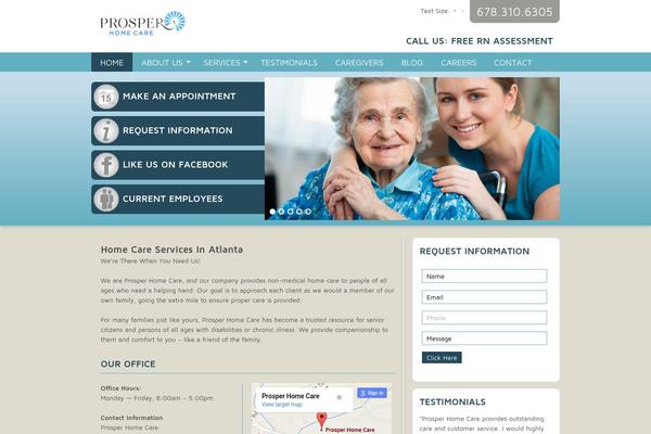 prosperhomecare.com site used Help-at-home