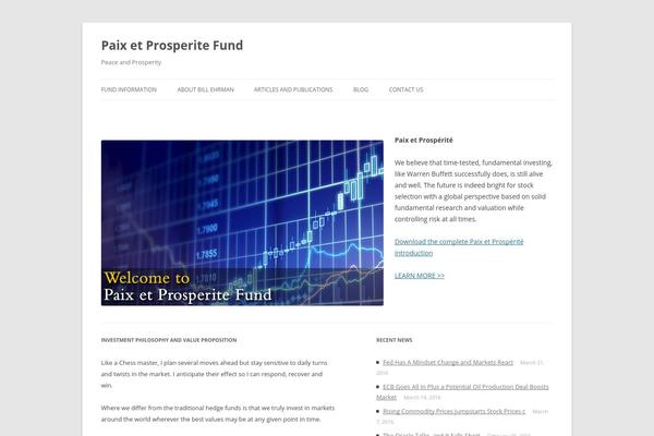 Twenty Twelve theme site design template sample