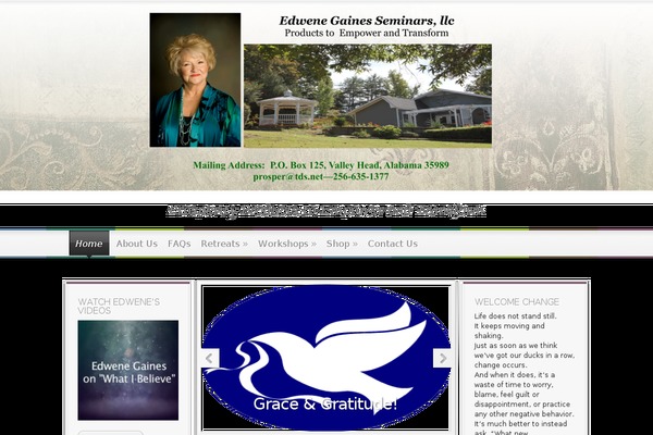 Prosperity theme site design template sample