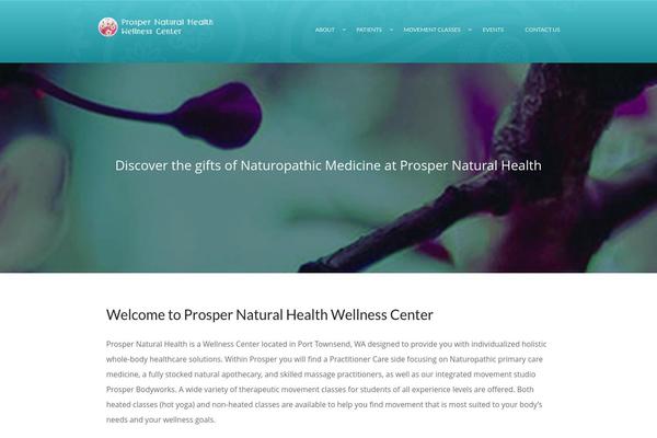 Karma Child theme site design template sample