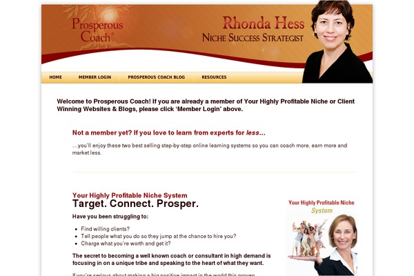 prosperouscoach.com site used Prosperouscoach