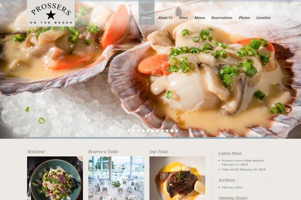 White Rock theme site design template sample