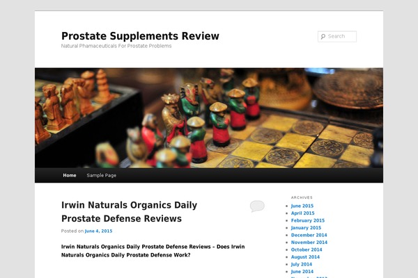prostatesupplementsreview.com site used Uvctheme