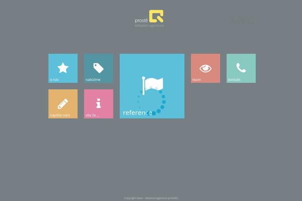 Metrika theme site design template sample