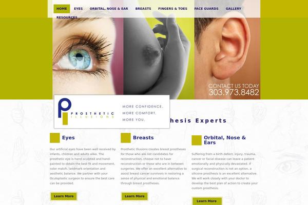space theme site design template sample