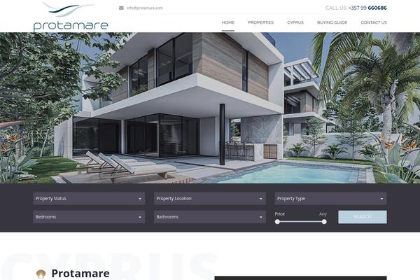 Yreg-estate theme site design template sample