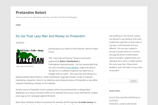 Twenty Twelve theme site design template sample