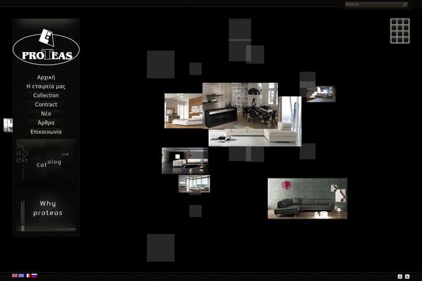Collective theme site design template sample