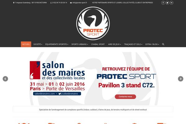 The7 theme site design template sample