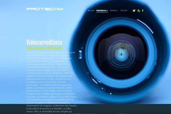 Fusion theme site design template sample