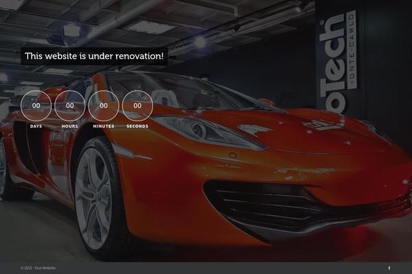 Highend theme site design template sample