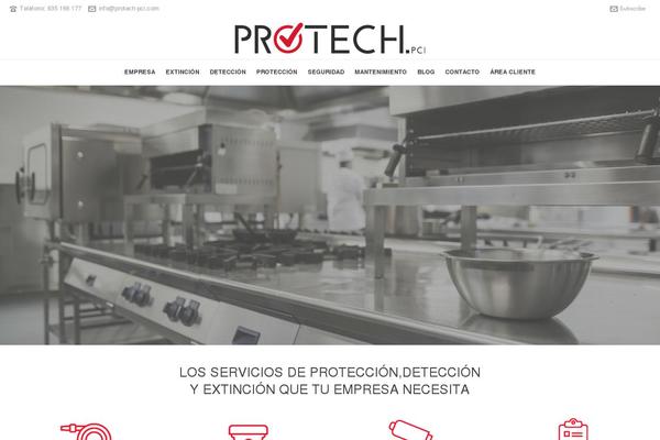 Jupiter Child theme site design template sample