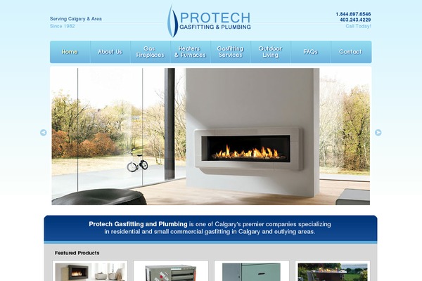 protechplumbing.ca site used Protech