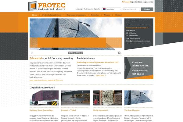 protecindustrialdoors.nl site used Protecindustrialdoors